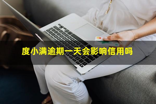 度小满逾期一天会影响信用吗