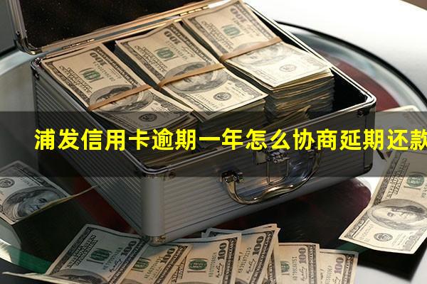 浦发信用卡逾期一年怎么协商延期还款