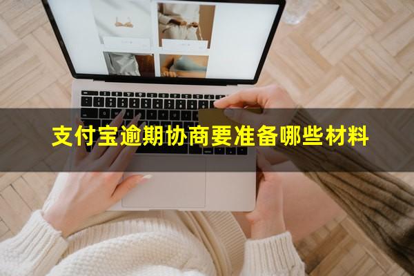 支付宝逾期协商要准备哪些材料