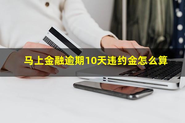 马上金融逾期10天违约金怎么算