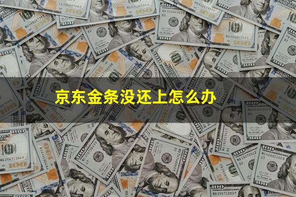 京东金条没还上怎么办