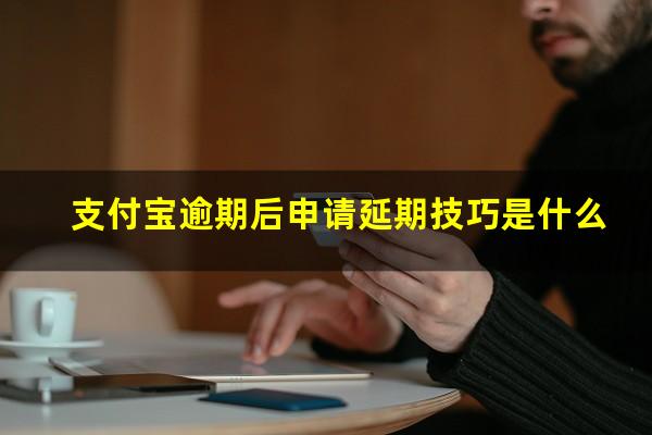 支付宝逾期后申请延期技巧是什么